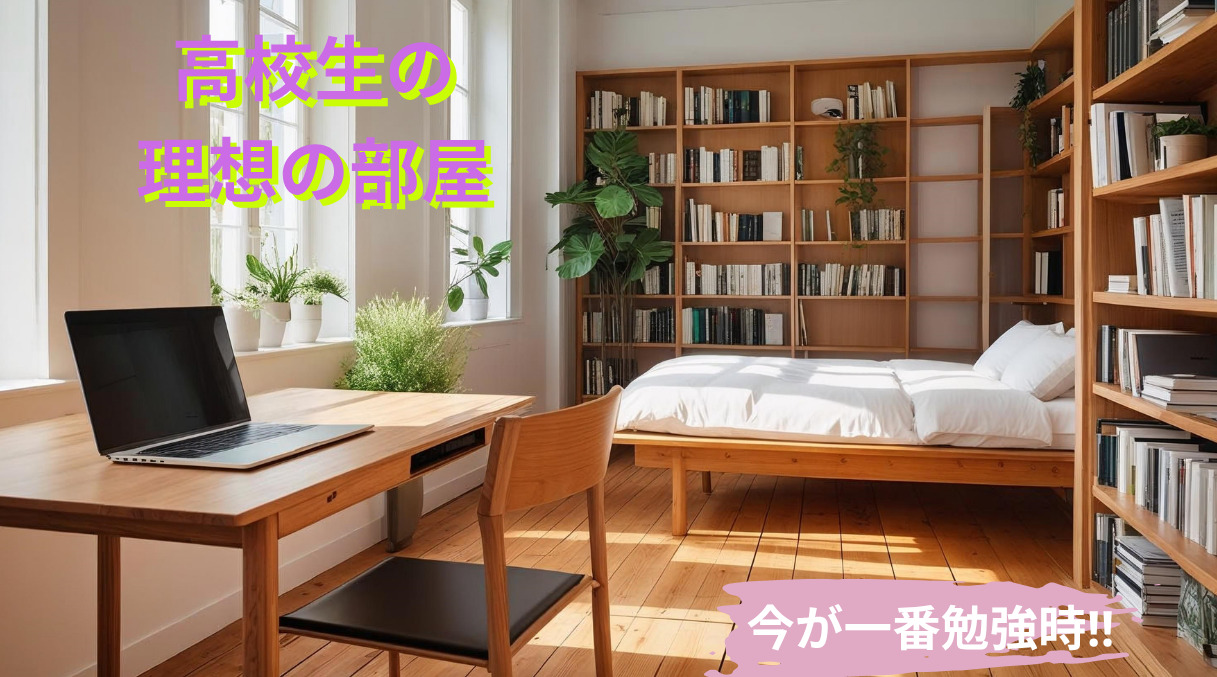 勉強がはかどる！高校生の理想の部屋レイアウト 🖋️📚