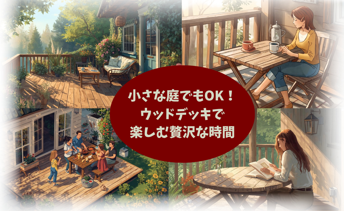 放置庭が大変身！ウッドデッキで作る“第二のリビング”🌿