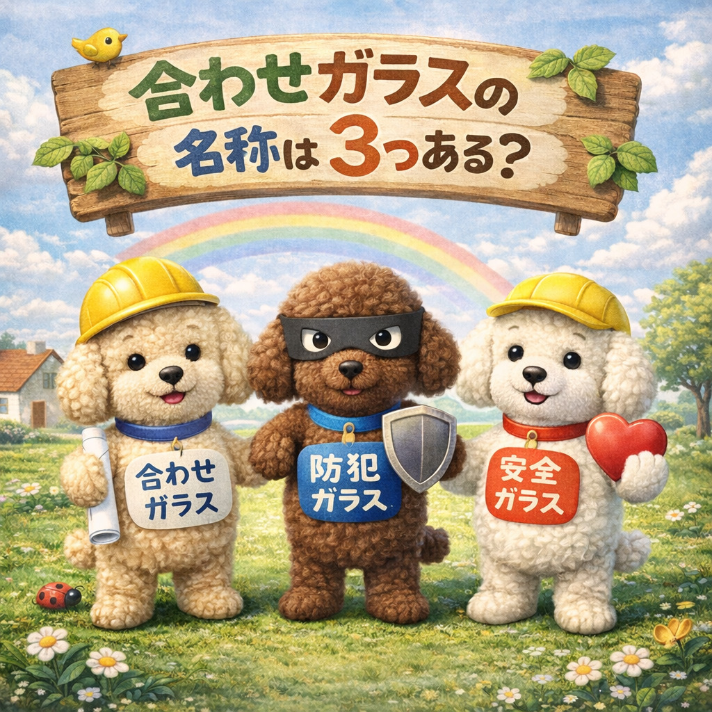 合わせガラスの名称は3つある？防犯ガラス・安全ガラスとの違いを解説🍀